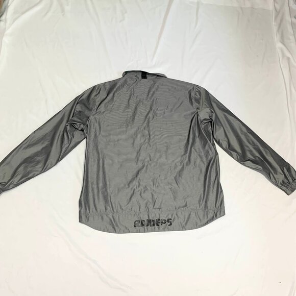 Raiders NFL Jacket G-III Windbreaker XL Gray Full Zip Lightweight Mesh Lined - Picture 10 of 13